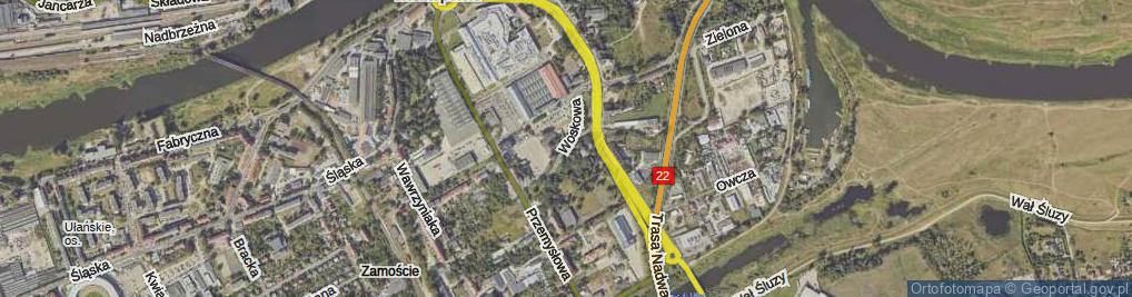 Zdjęcie satelitarne Woskowa ul.